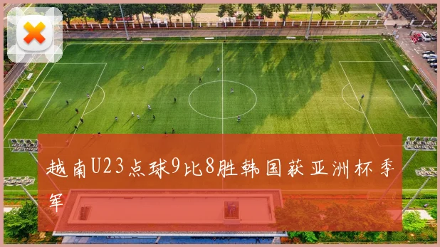 越南U23点球9比8胜韩国获亚洲杯季军